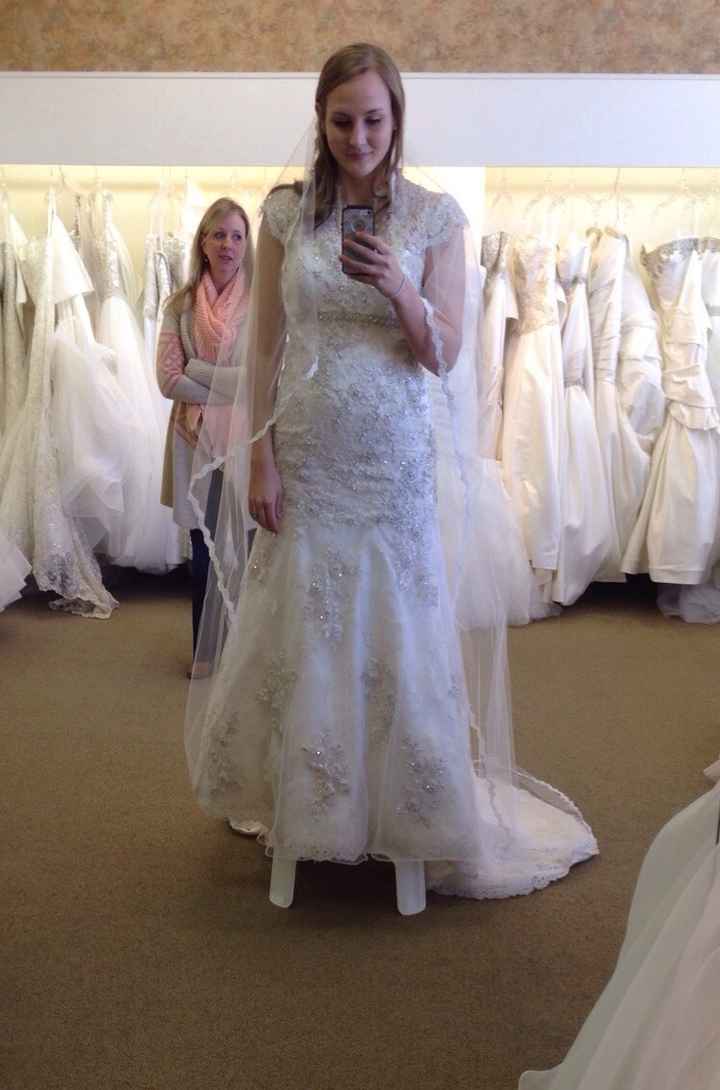 I said yes to the dress!!