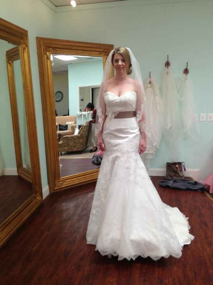 Matching venues and dresses!