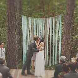 DIY ribbon stuff for ceremony. Too birthday party-ish?