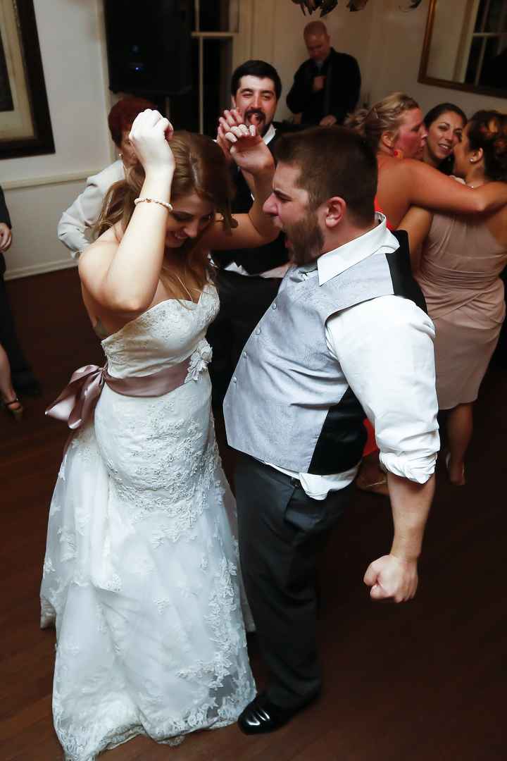 For those who wore or are planing to wear their gown during the reception