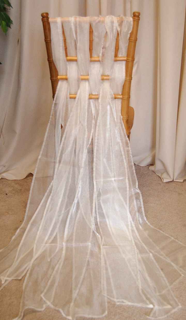 Chiavari chair sash. How do you think this looks!?