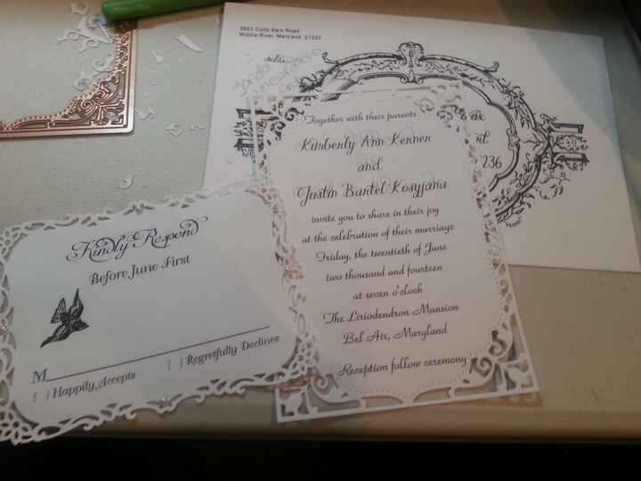 DIY mock up's for invites and favor boxes!