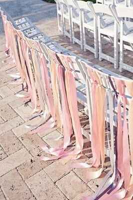 DIY ribbon stuff for ceremony. Too birthday party-ish?