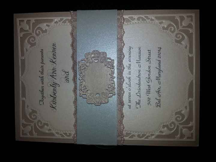 DIY invitations and bird cage favor boxes PIP