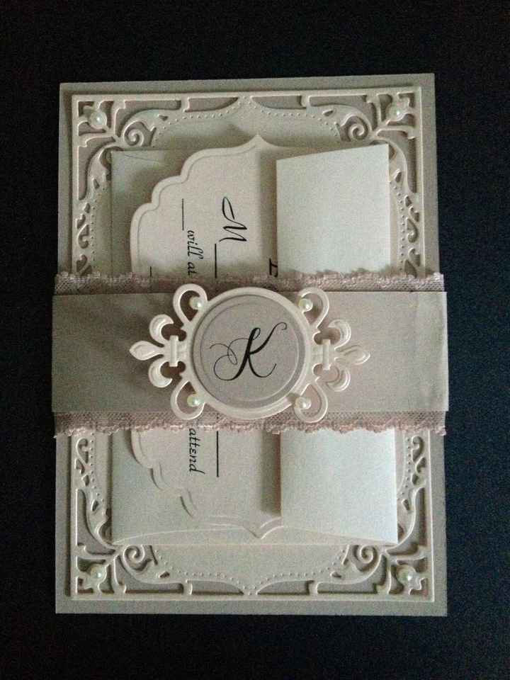 My finished DIY invite *pics*