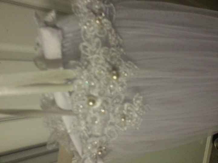 My handmade veil...and it's LONG!