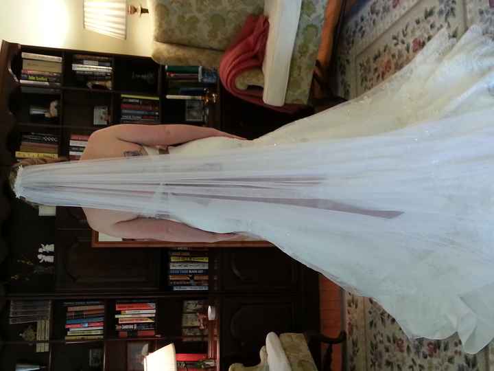 2nd dress fitting with pics!