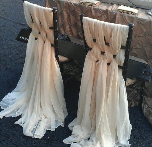 Chiavari chair sash. How do you think this looks!?