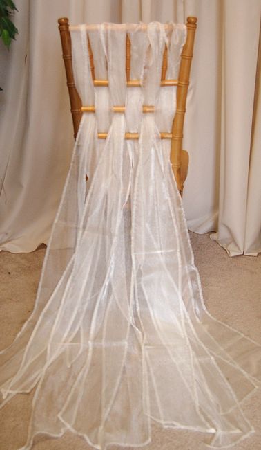 Chiavari chair sash. How do you think this looks!?