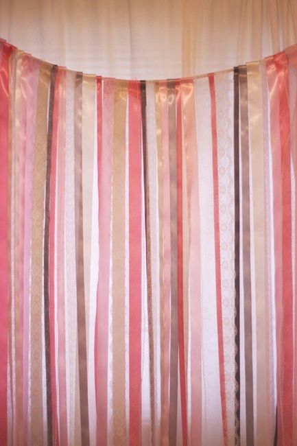 DIY ribbon stuff for ceremony. Too birthday party-ish?