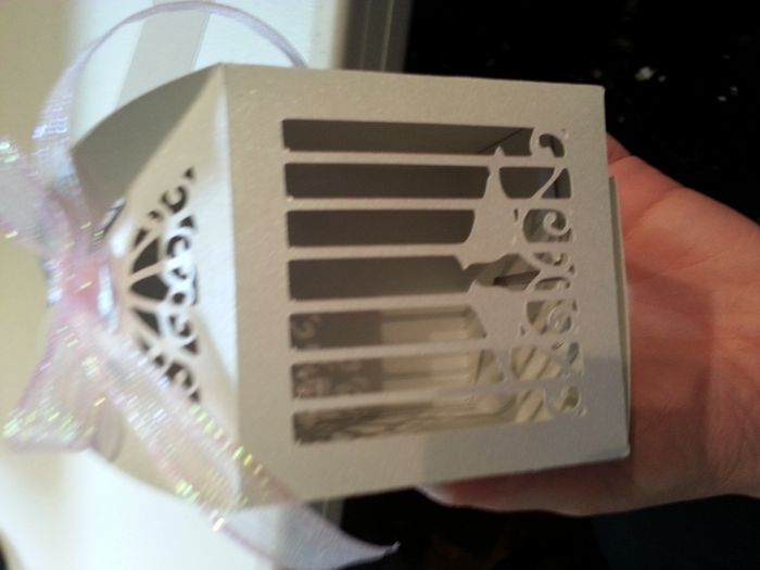 DIY invitations and bird cage favor boxes PIP