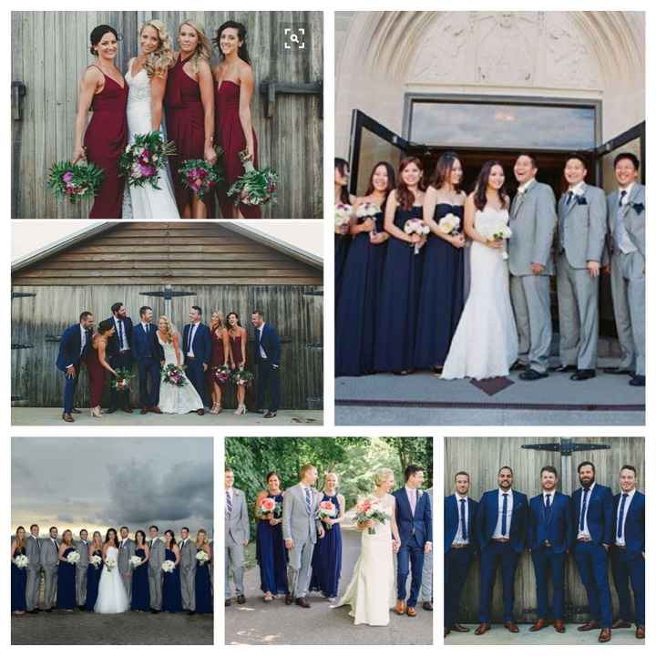 Wedding party attire