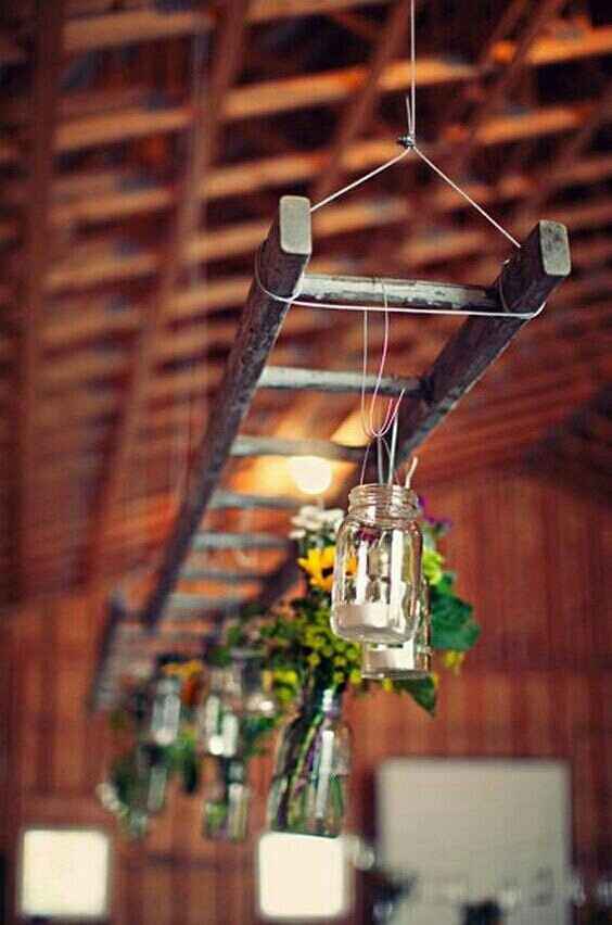 Country Rustic Ladder Wedding