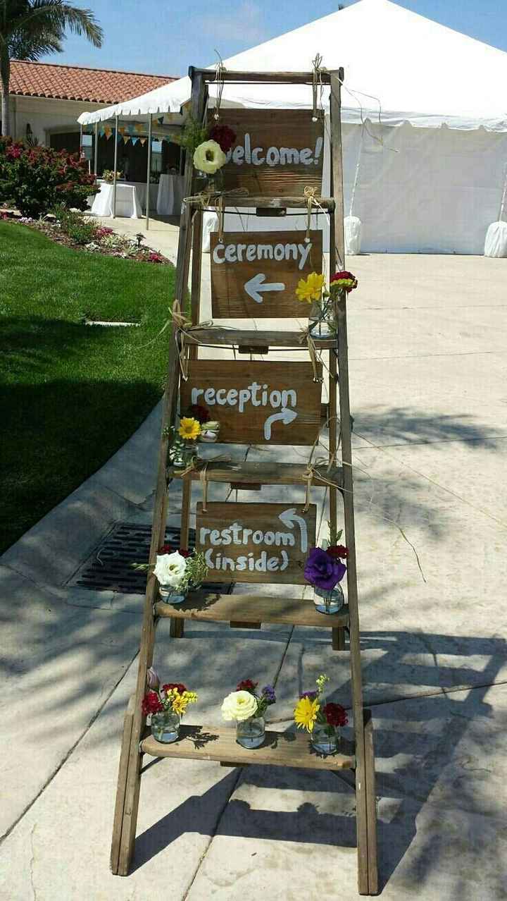 Country Rustic Ladder Wedding