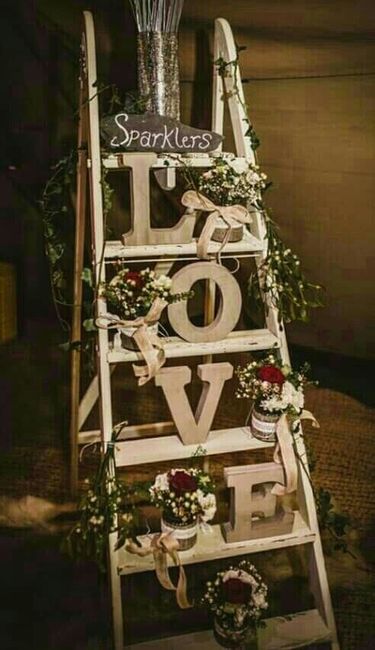 Country Rustic Ladder Wedding