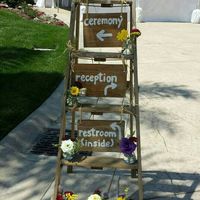 Country Rustic Ladder Wedding