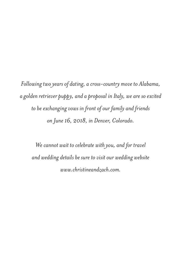 Save the Date - Opinions needed!!