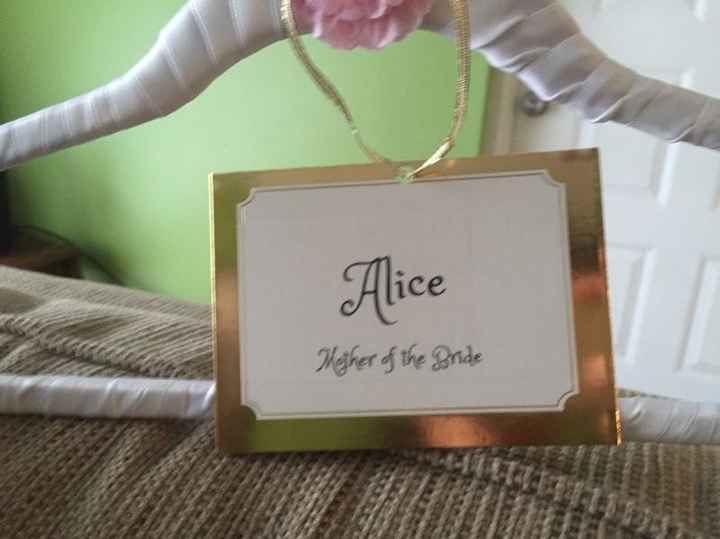 DIY hangers! And PSA to all fall brides!!!