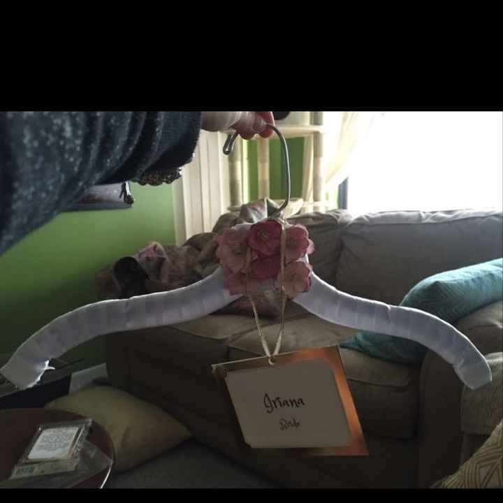 DIY hangers! And PSA to all fall brides!!!