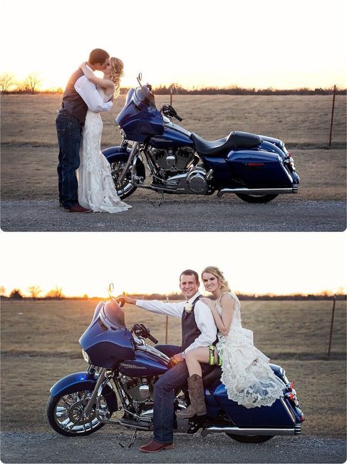 Biker theme weddings 5