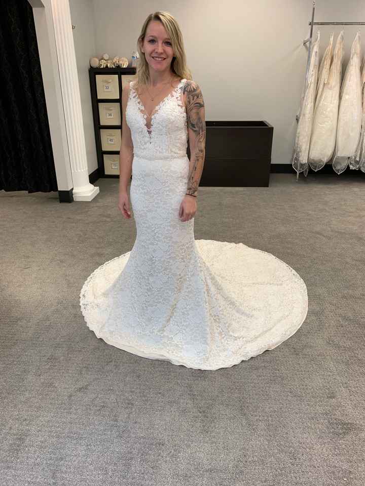 Tattoo and wedding dress - 1