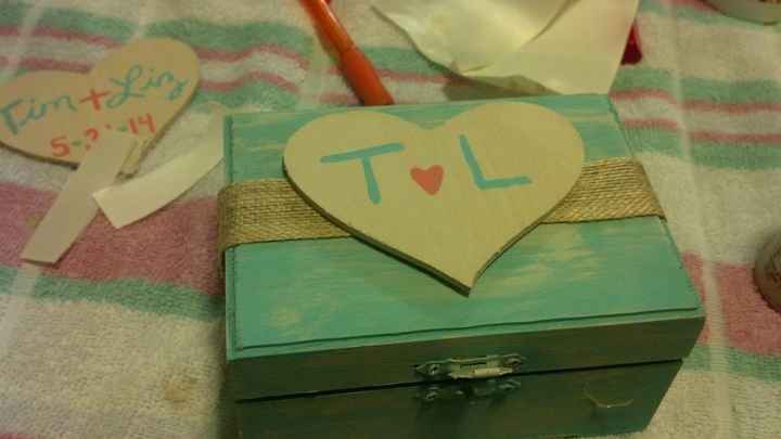 A pillow or a ________ for your ceremony rings?