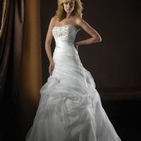 Show me you in your dress versus the model!