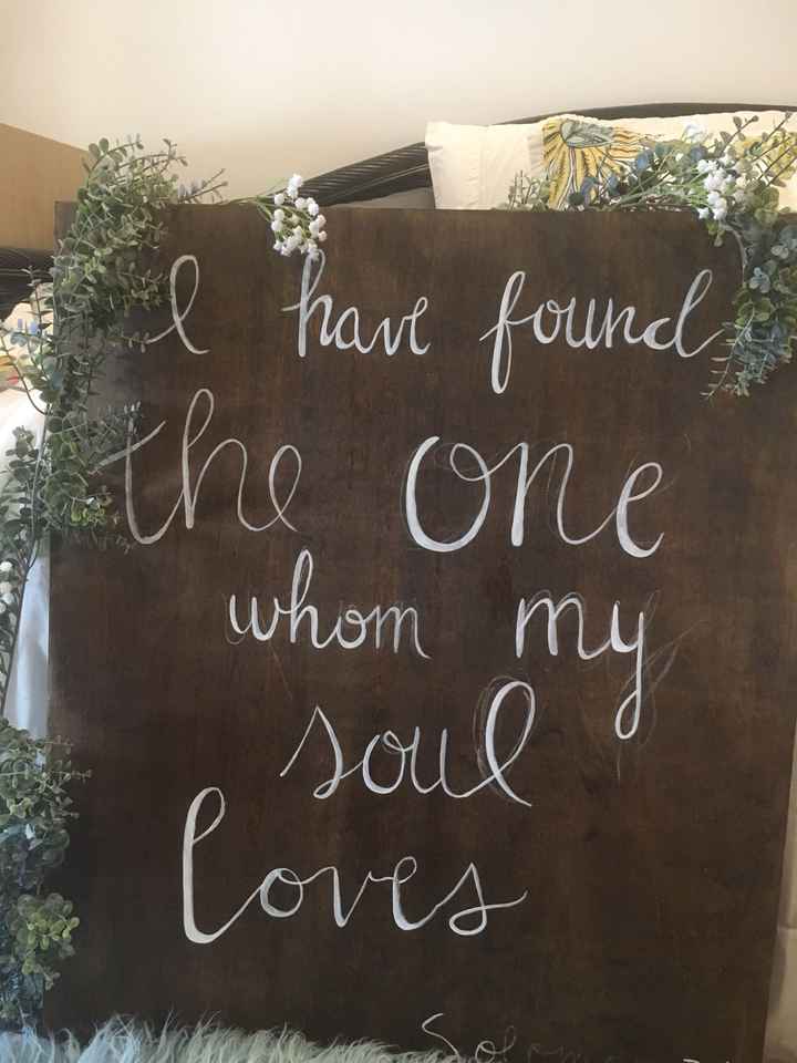 diy Signs for the wedding - 1