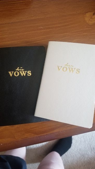 What are you putting your vows on? 1