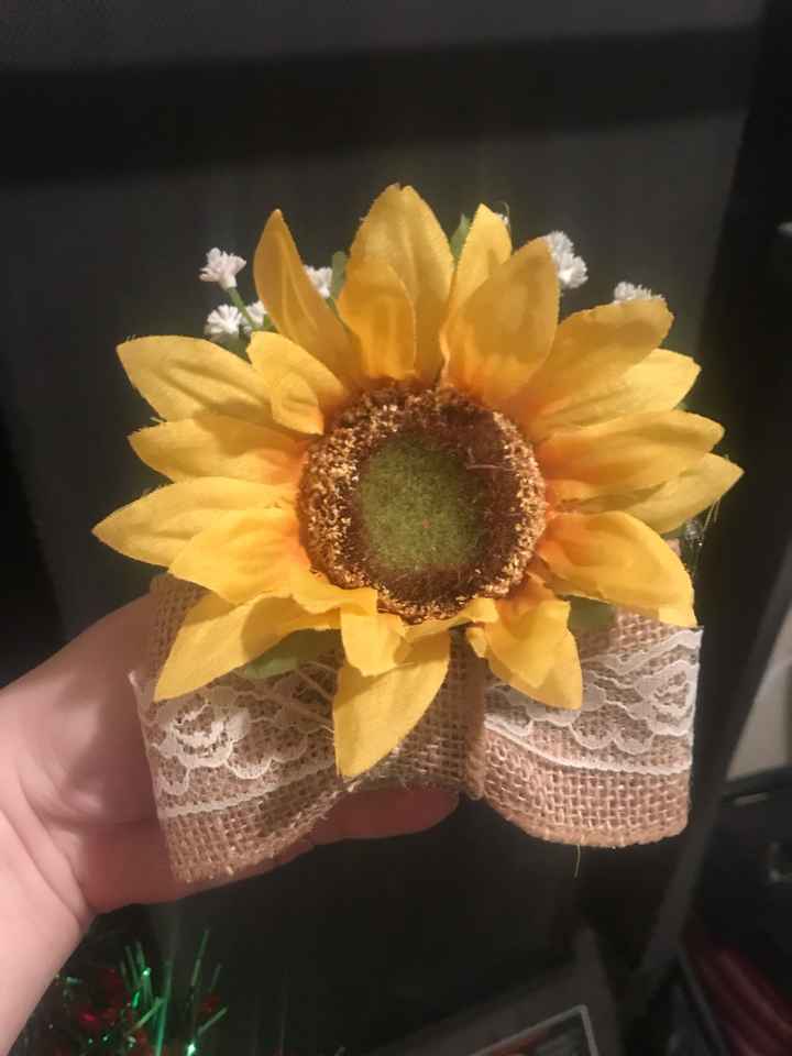 Got my bouquets and boutineers done - 1