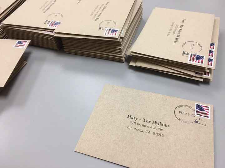 Mailed My Wedding Invitations!
