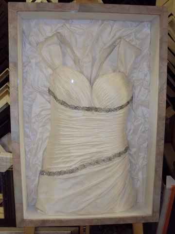 frame your wedding dress HELP Weddings Style and D cor
