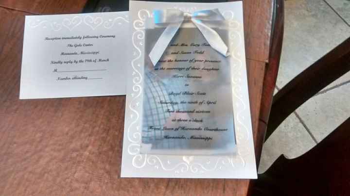 DIY Invitations - Hobby Lobby, Michaels, etc.