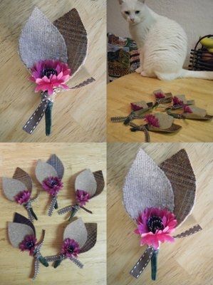Are you making your own wedding bouquets or buying it????