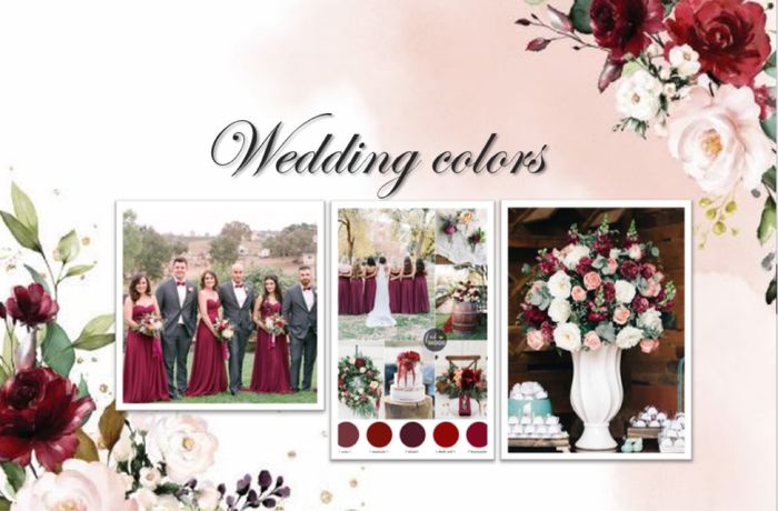 What are/were your wedding colors? 29