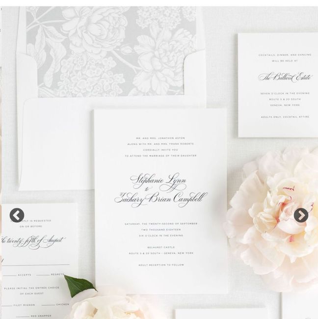 Shine wedding invitations - 2