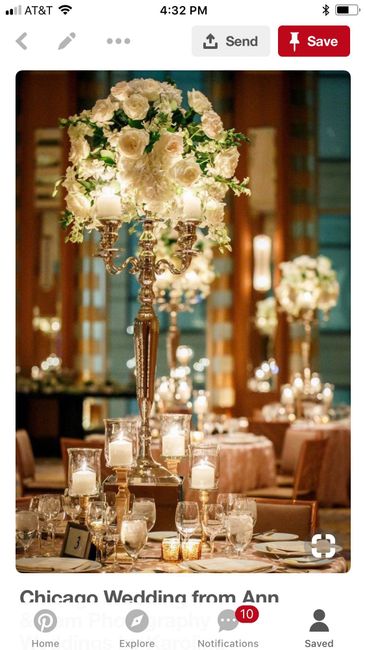 Candle/flower centerpiece ideas for a formal wedding? - 1