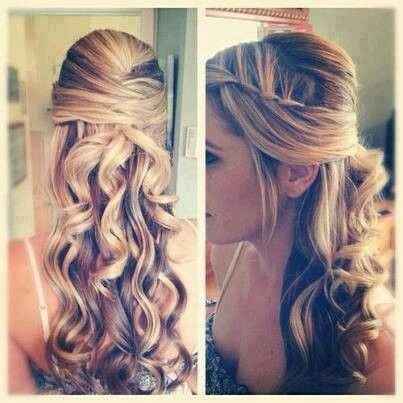 Show me your wedding day hair