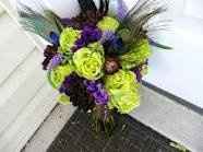 Flowers for peacock theme