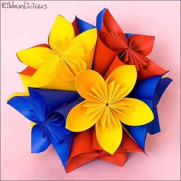 DIY Kusudama flower balls