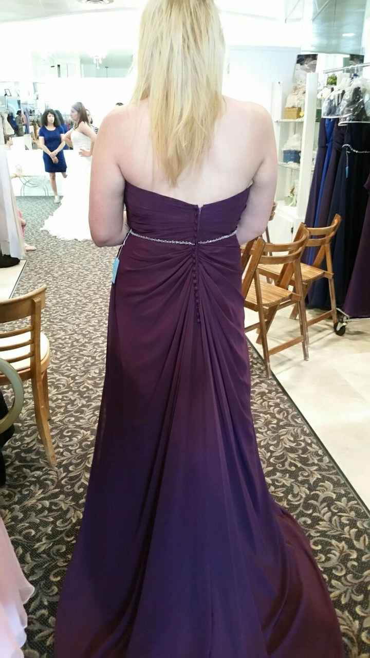 I got my bridesmaid dresses!!