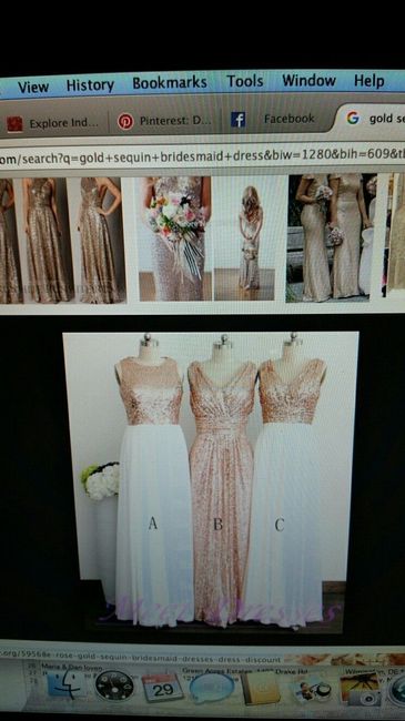 Bridesmaids dresses and colors