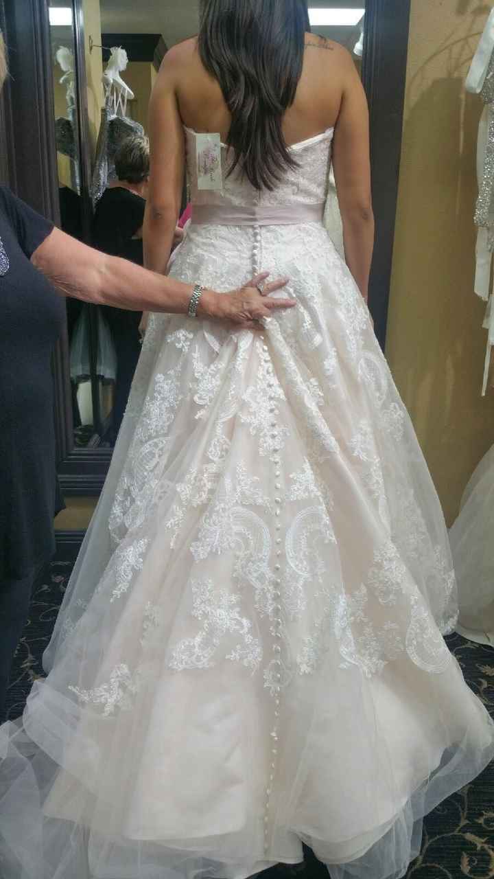 I bought my wedding dress today:)