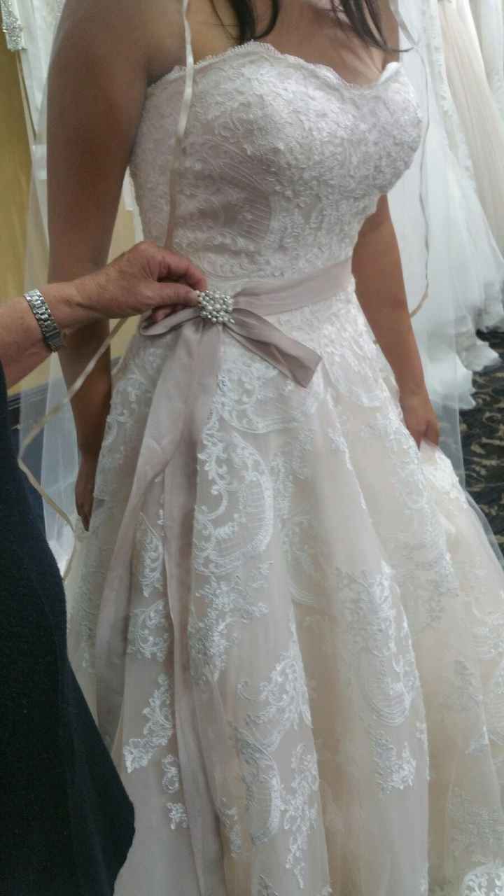 Blush/Pink wedding gown