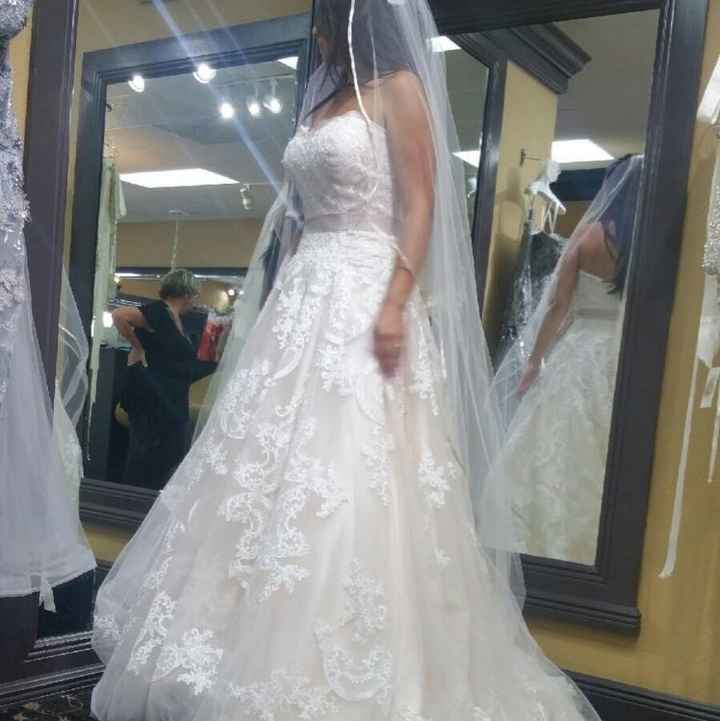 I said YES to the dress!!!  :)