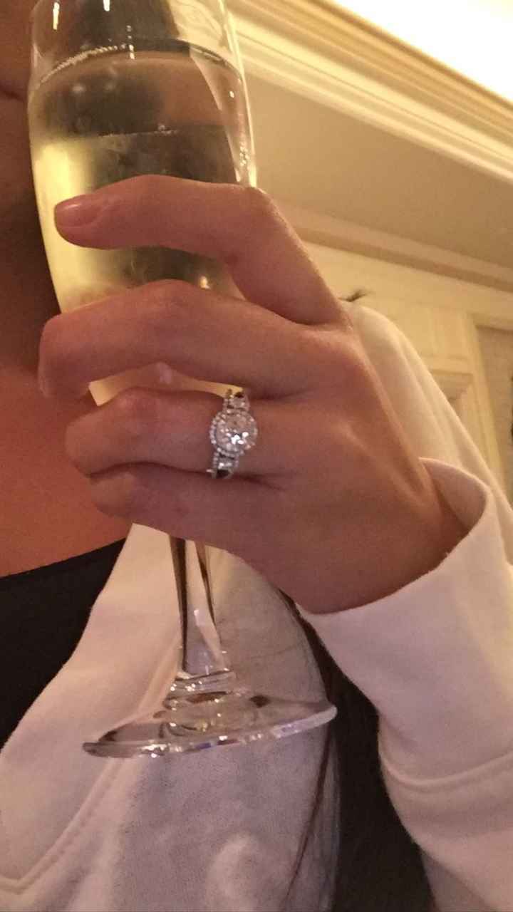 Still getting use to a ring on my finger!