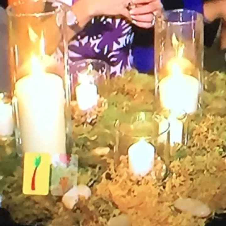 Woodsy centerpieces