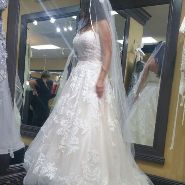 I bought my wedding dress today:)