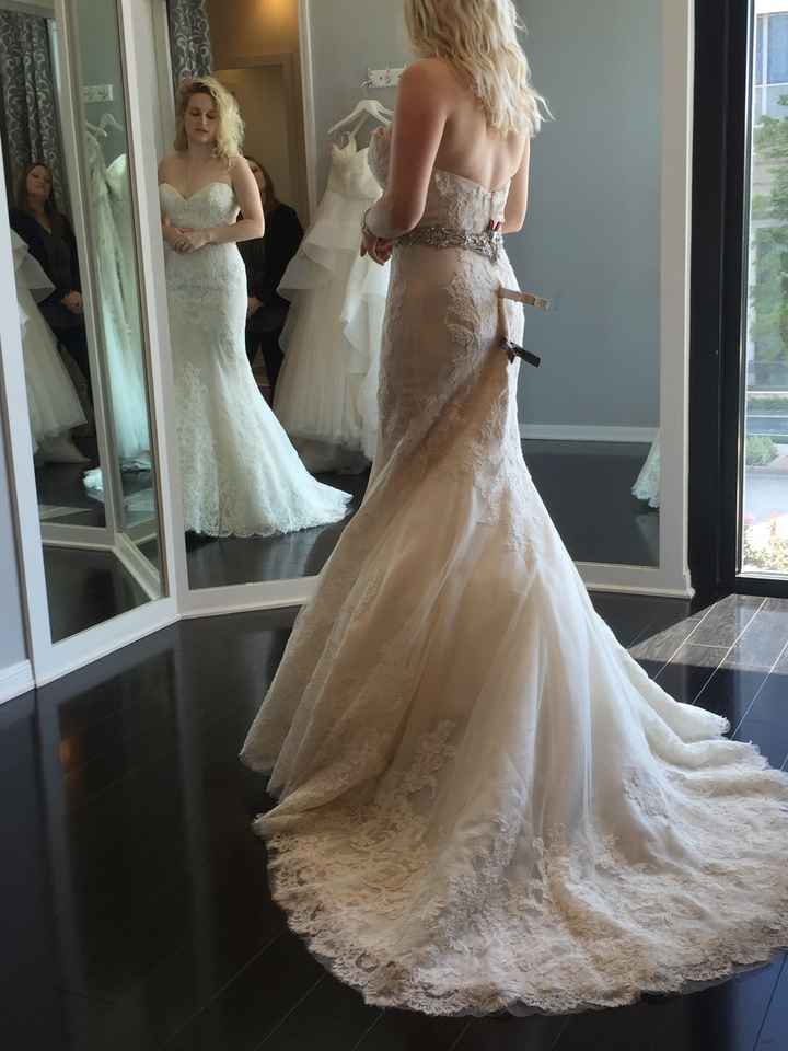 Let me see what you're wearing on your wedding day