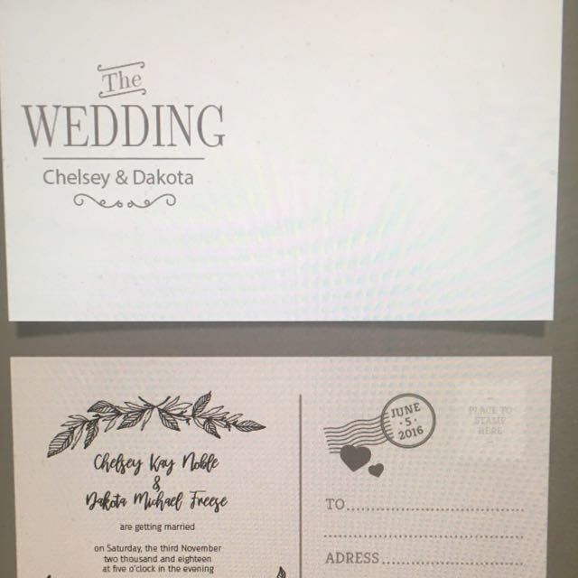 DIY Wedding Invites
